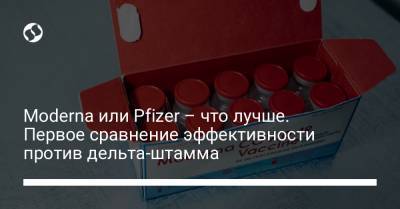 Moderna или Pfizer – что лучше. Первое сравнение эффективности против дельта-штамма - liga.net - Украина - шт.Флорида - шт. Миннесота - Голландия - штат Висконсин - шт. Аризона - штат Айова