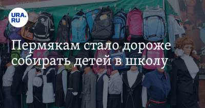 Пермякам стало дороже собирать детей в школу - ura.news - Пермь