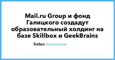 Mail.ru Group и фонд Галицкого создадут образовательный холдинг на базе Skillbox и GeekBrains - smartmoney.one
