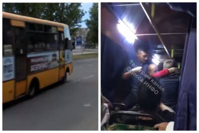 В одесской маршрутке устроили бой за сидячие места: видео замеса - politeka.net - Украина - Одесса