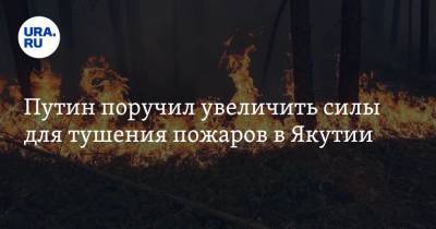 Владимир Путин - Евгений Зиничев - Путин поручил увеличить силы для тушения пожаров в Якутии - ura.news - Россия - респ. Саха