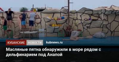 Масляные пятна обнаружили в море рядом с дельфинарием под Анапой - kubnews.ru - Анапа - Краснодарский край - Черное Море - Экология