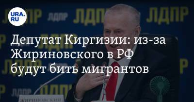 Владимир Жириновский - Депутат Киргизии: из-за Жириновского в РФ будут бить мигрантов - ura.news - Россия - Киргизия
