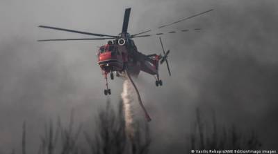 В Греции из-за лесных пожара снова эвакуировали людей - ru.slovoidilo.ua - Украина - Турция - Греция