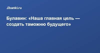 Михаил Мишустин - Владимир Булавин - Булавин: «Наша главная цель —​ создать таможню будущего» - smartmoney.one