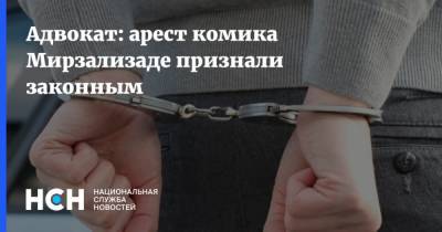 Сергей Бадамшин - Адвокат: арест комика Мирзализаде признали законным - nsn.fm