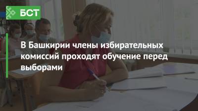 В Башкирии члены избирательных комиссий проходят обучение перед выборами - bash.news - Башкирия - Уфа