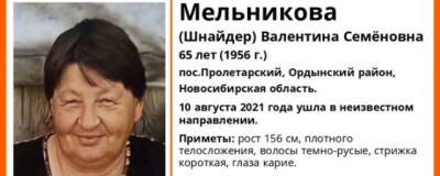 В Новосибирской области пропала 65-летняя женщина - runews24.ru - Новосибирская обл.