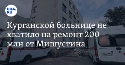 Михаил Мишустин - Курганской больнице не хватило на ремонт 200 млн от Мишустина - ura.news - Россия - Курган