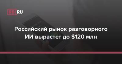 Российский рынок разговорного ИИ вырастет до $120 млн - rb.ru - Россия