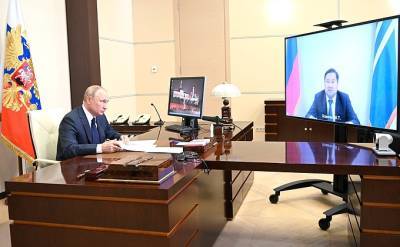 В.Путин - Владислав Ховалыг - Встреча с врио главы Республики Тыва Владиславом Ховалыгом - kremlin.ru - респ.Тыва