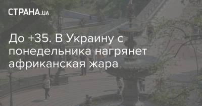 Наталья Диденко - До +35. В Украину с понедельника нагрянет африканская жара - strana.ua - Украина