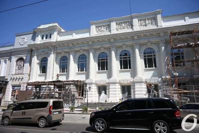 Реставрация Украинского театра подходит к концу: уже можно увидеть, как он будет выглядеть - odessa-life.od.ua - Украина