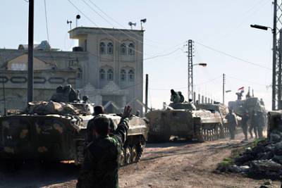Террористы атаковали позиции сирийских военных пять раз за пару часов - lenta.ru - Сирия