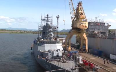 Амурский судостроительный завод начал подготовку корвета «Резкий» к переходу во Владивосток - topwar.ru - Владивосток