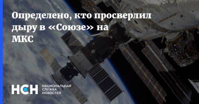 Определено, кто просверлил дыру в «Союзе» на МКС - nsn.fm - Россия - союз