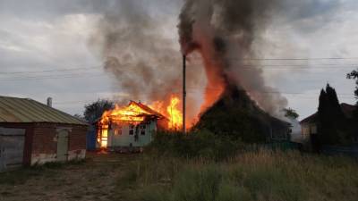 В деревне Монцево Касимовского района сгорел дом - 7info.ru - район Касимовский