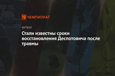 Джордж Деспотович - Стали известны сроки восстановления Деспотовича после травмы - championat.com