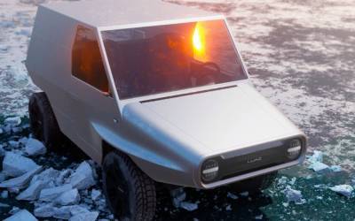 Преемник ЛуАЗа со скрытыми фонарями — первые изображения - zr.ru