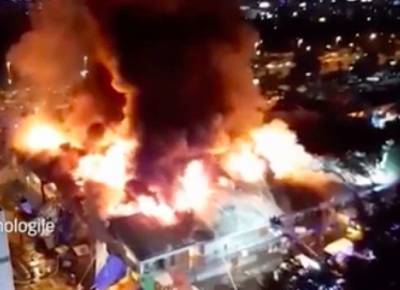 В Европе за ночь сгорел крупнейший рынок китайских товаров(фото) - lenta.ua - Китай - Украина - Сербия - Белград