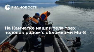 Александр Бастрыкин - Владимир Солодов - Рядом с обломками Ми-8 на дне Курильского озера на Камчатке нашли тела трех человек - ria.ru - Москва - Камчатский край