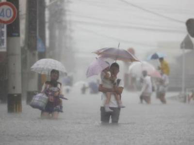 В Японии реки вышли из берегов: во время наводнения погибла женщина, есть вести пропавшие - unn.com.ua - Украина - Киев - Япония