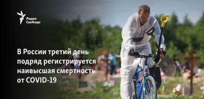 В России третий день подряд регистрируется наивысшая смертность от COVID-19 - svoboda.org - Россия
