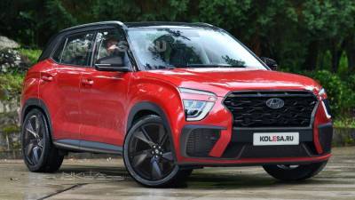 Появились первые изображения спортивной версии кроссовера Hyundai Creta нового поколения - avtonovostidnya.ru - Россия