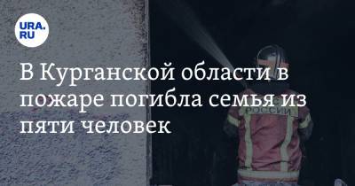 В Курганской области в пожаре погибла семья из пяти человек - ura.news - Россия - Курганская обл.