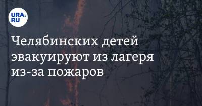 Челябинских детей эвакуируют из лагеря из-за пожаров - ura.news - Башкирия - Челябинская обл. - Магнитогорск