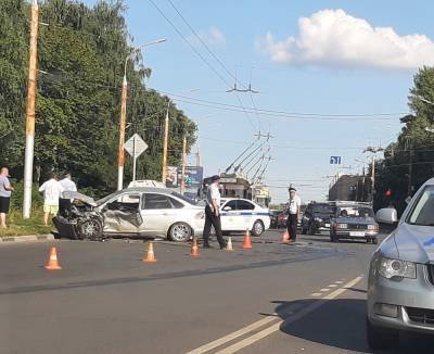 В ГИБДД рассказали подробности массовой аварии на улице Спортивной в Рязани - 7info.ru - Рязань