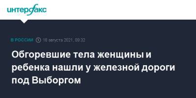 Обгоревшие тела женщины и ребенка нашли у железной дороги под Выборгом - interfax.ru - Москва - Россия - Ленинградская обл. - Санкт-Петербург - р-н Выборгский - Выборг