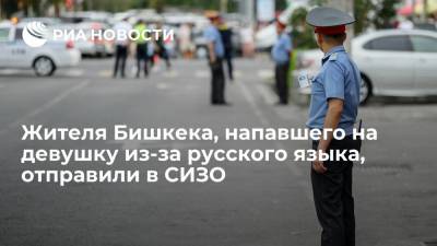 Жителя Бишкека, напавшего на девушку из-за обращения на русском языке, отправили в СИЗО - ria.ru - Россия - Киргизия - Бишкек