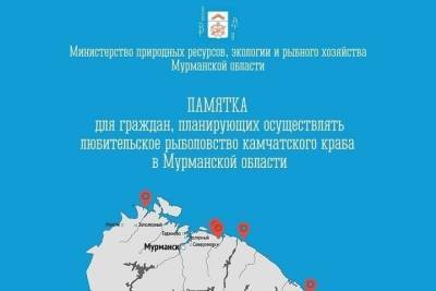 Появились подробности условий любительского лова крабов в Мурманской области - murmansk.mk.ru - Мурманск - Мурманская обл.