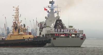 Два фрегата «Гепард-3.9» проекта 11661Э ВМС Вьетнама прибыли во Владивосток - topwar.ru - Вьетнам - Владивосток