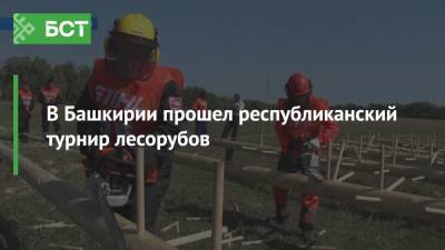 В Башкирии прошел республиканский турнир лесорубов - bash.news - Башкирия