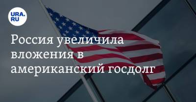 Андрей Белоусов - Россия увеличила вложения в американский госдолг - ura.news - Россия - Китай - США - Япония