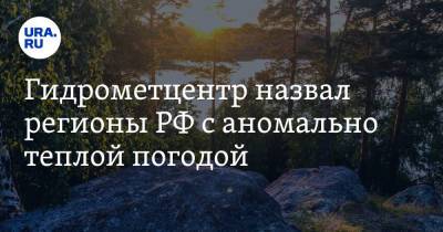 Роман Вильфанд - Михаил Леус - Гидрометцентр назвал регионы РФ с аномально теплой погодой - ura.news - Россия - окр.Приволжский