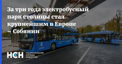 Сергей Собянин - За три года электробусный парк столицы стал крупнейшим в Европе – Собянин - nsn.fm - Москва - Лондон - Париж - Берлин - Амстердам
