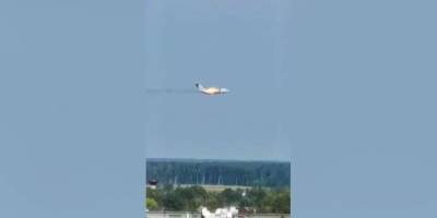 Появилось видео катастрофы опытного Ил-112В в Подмосковье - ruposters.ru - Воронеж - Московская обл.
