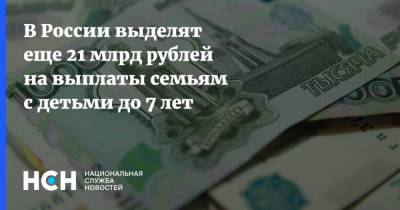 Михаил Мишустин - В России выделят еще 21 млрд рублей на выплаты семьям с детьми до 7 лет - nsn.fm - Россия