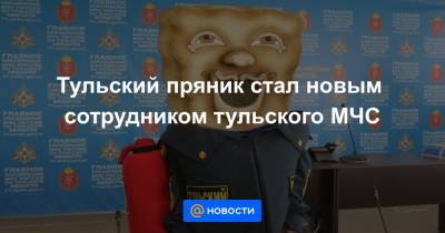 Тульский пряник стал новым сотрудником тульского МЧС - news.mail.ru - Россия - Тула - Тульская обл.