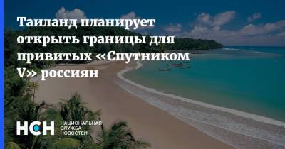 Таиланд планирует открыть границы для привитых «Спутником V» россиян - nsn.fm - Москва - Россия - Таиланд - Bangkok