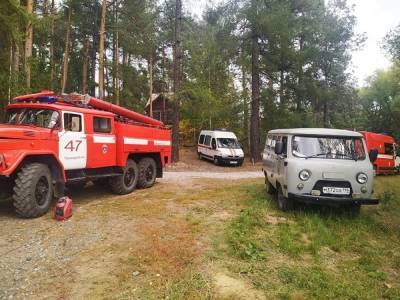 Под Первоуральском горит лес, под угрозой — санаторий на озере Глухое - znak.com - Россия - Свердловская обл. - Первоуральск