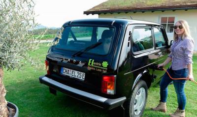 Германский стартап переделал российскую Lada Niva в электрокар - og.ru - Германия