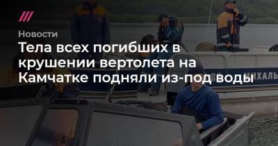 Тела всех погибших при крушении вертолета на Камчатке подняли из-под воды - tvrain.ru - Москва