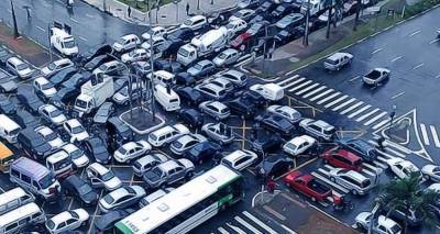 Пробки и ДТП в Одессе 18 августа: два ДТП у Двух столбов и другие аварии - odessa-life.od.ua - Украина - Одесса