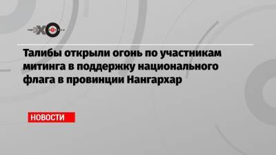 Борис Джонсон - Эммануэль Макрон - Талибы открыли огонь по участникам митинга в поддержку национального флага в провинции Нангархар - echo.msk.ru - Англия - Франция - Афганистан