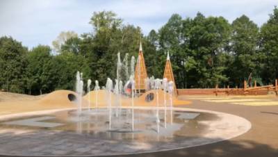 Сухой фонтан тестируют в нижегородском парке «Швейцария» - vgoroden.ru - Швейцария - Нижний Новгород - Нижний Новгород - Благоустройство