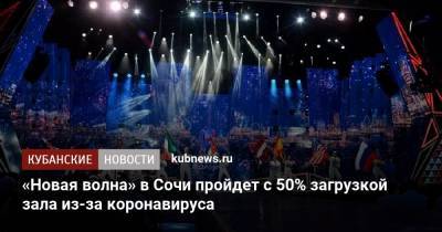 Алексей Копайгородский - «Новая волна» в Сочи пройдет с 50% загрузкой зала из-за коронавируса - kubnews.ru - Сочи - Краснодарский край